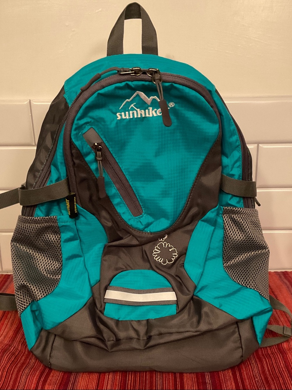 Sunhiker Teal and Gray Everyday Backpack